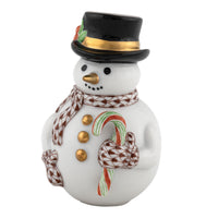 Candy Cane Snowman — Chocolate