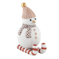 Skiing Snowman — Chocolate