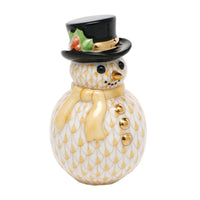 Snowman with Scarf — Butterscotch