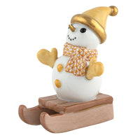 Sledding Snowman — Butterscotch