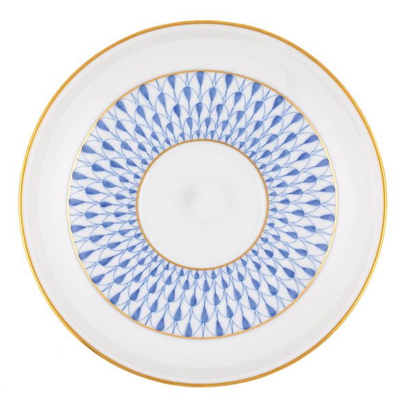 Art Deco Blue Tea Saucer
