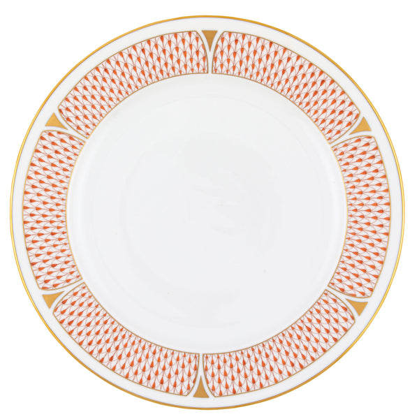 Art Deco Rust Service Plate