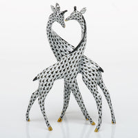 Pair of Giraffes — Black
