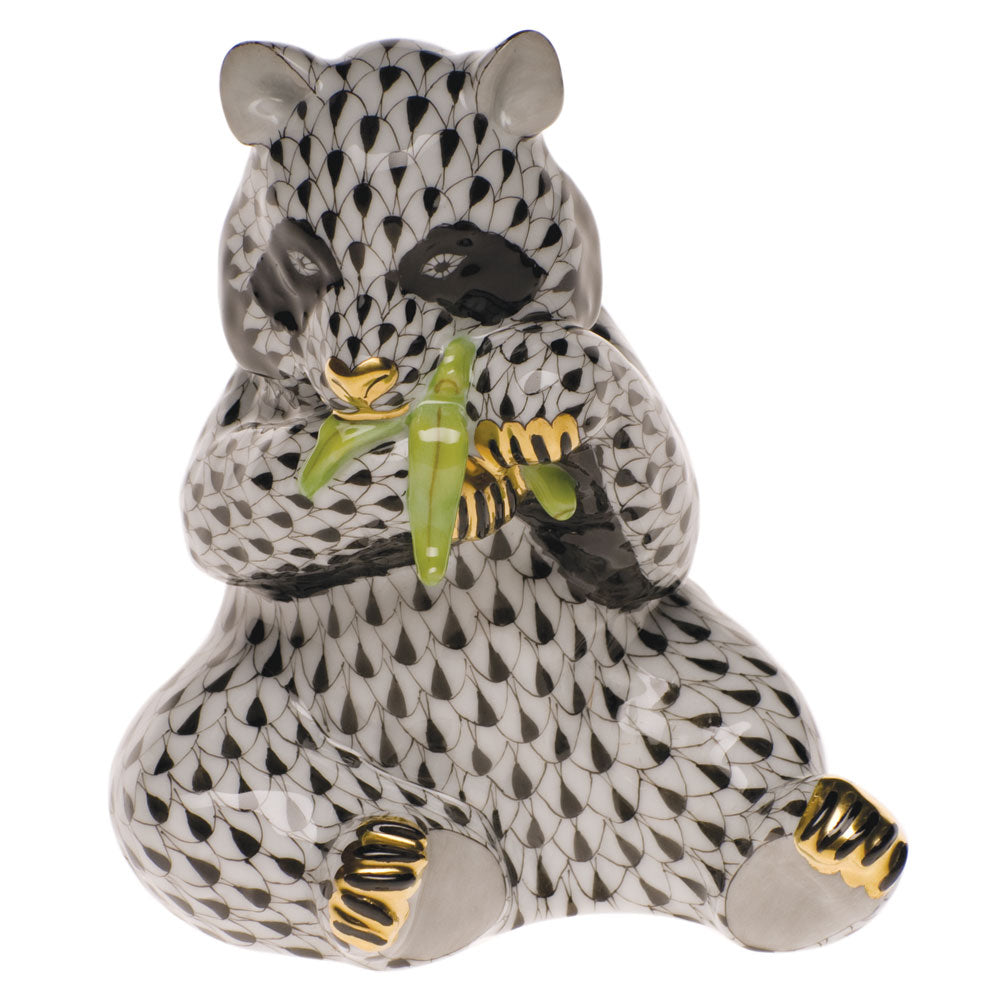 Sitting Panda — Black