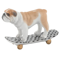 Skateboarding Bulldog — Black