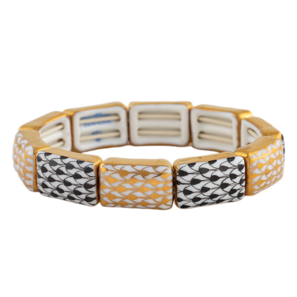 10 Link Bracelet — Black & Gold