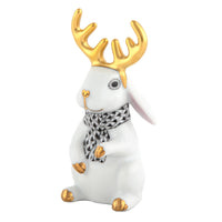 Reindeer Rabbit — White & Black