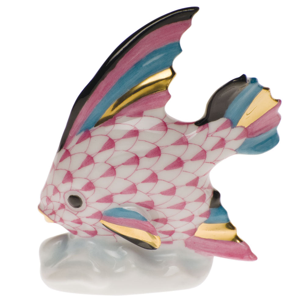 Fish Table Ornament — Raspberry