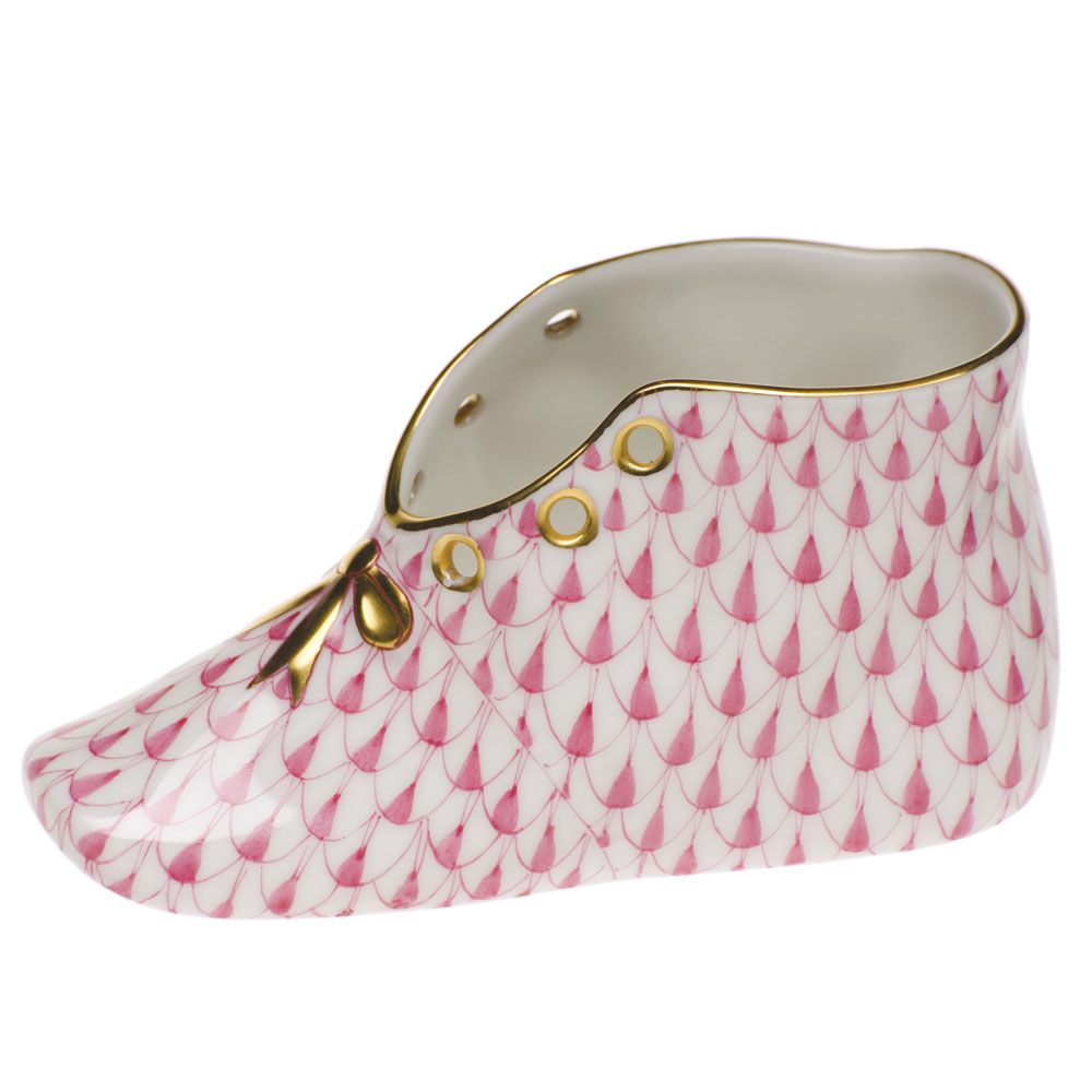 Baby Shoe in Raspberry