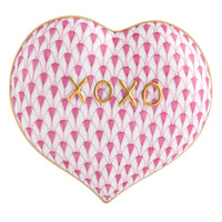 Hugs and Kisses Heart — Raspberry