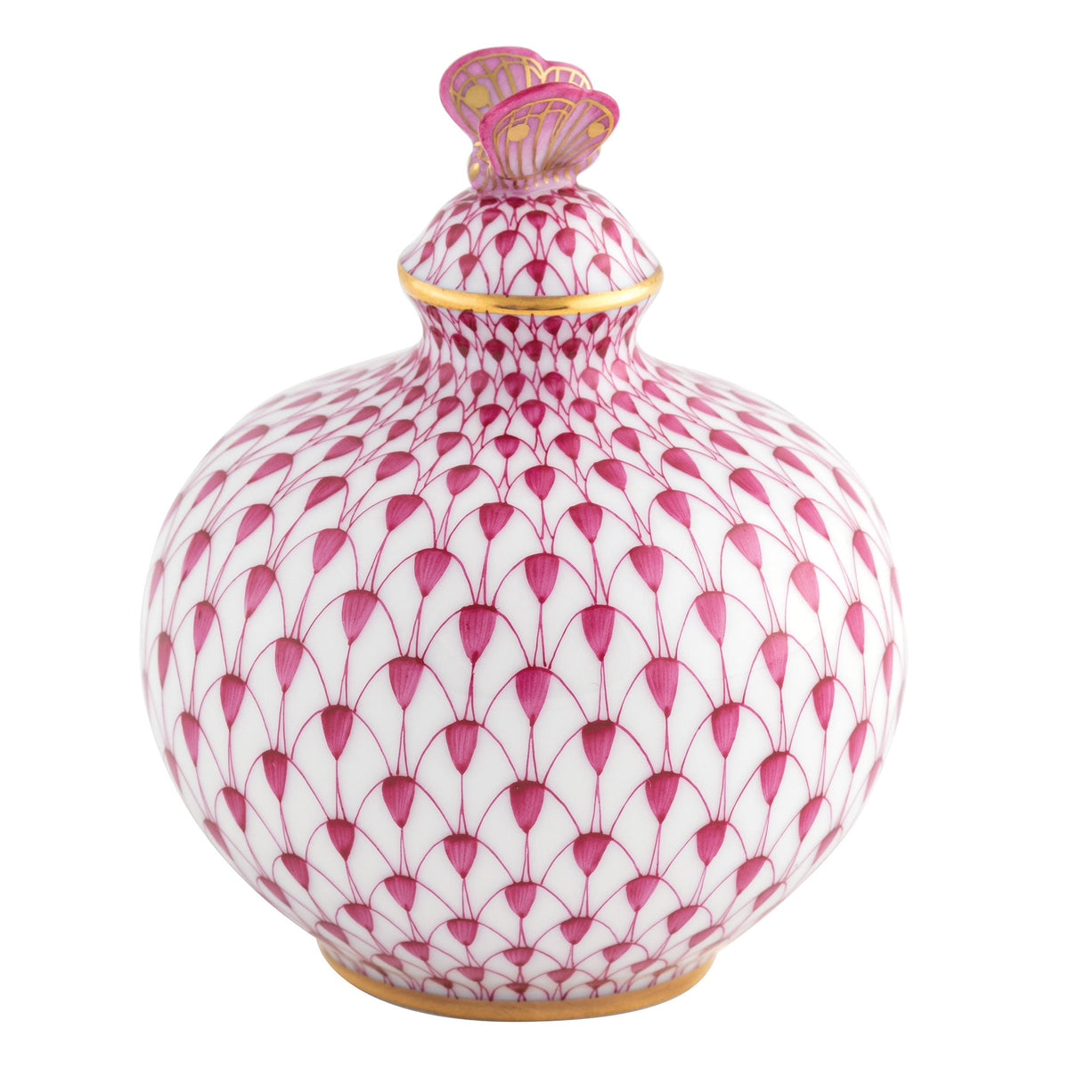 Perfume Bottle Figurine — Raspberry