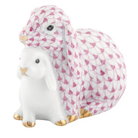 Cuddling Bunnies — Raspberry