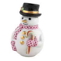 Candy Cane Snowman — Raspberry