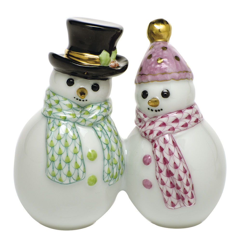 Snowman Couple — Keylime & Raspberry