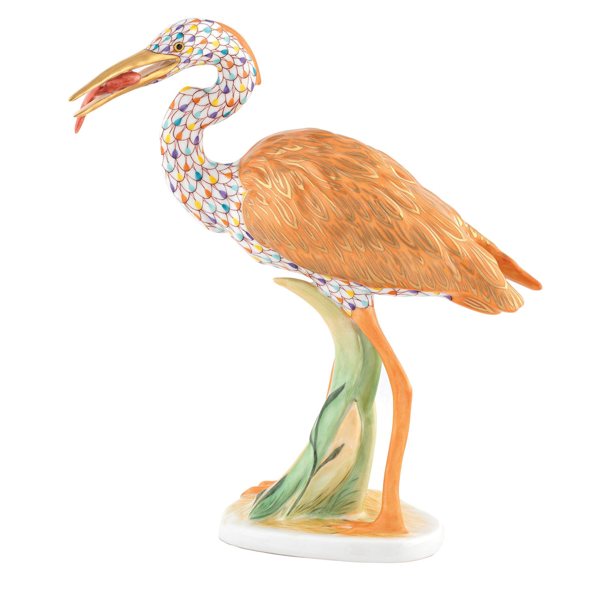 Heron with Fish — Multi