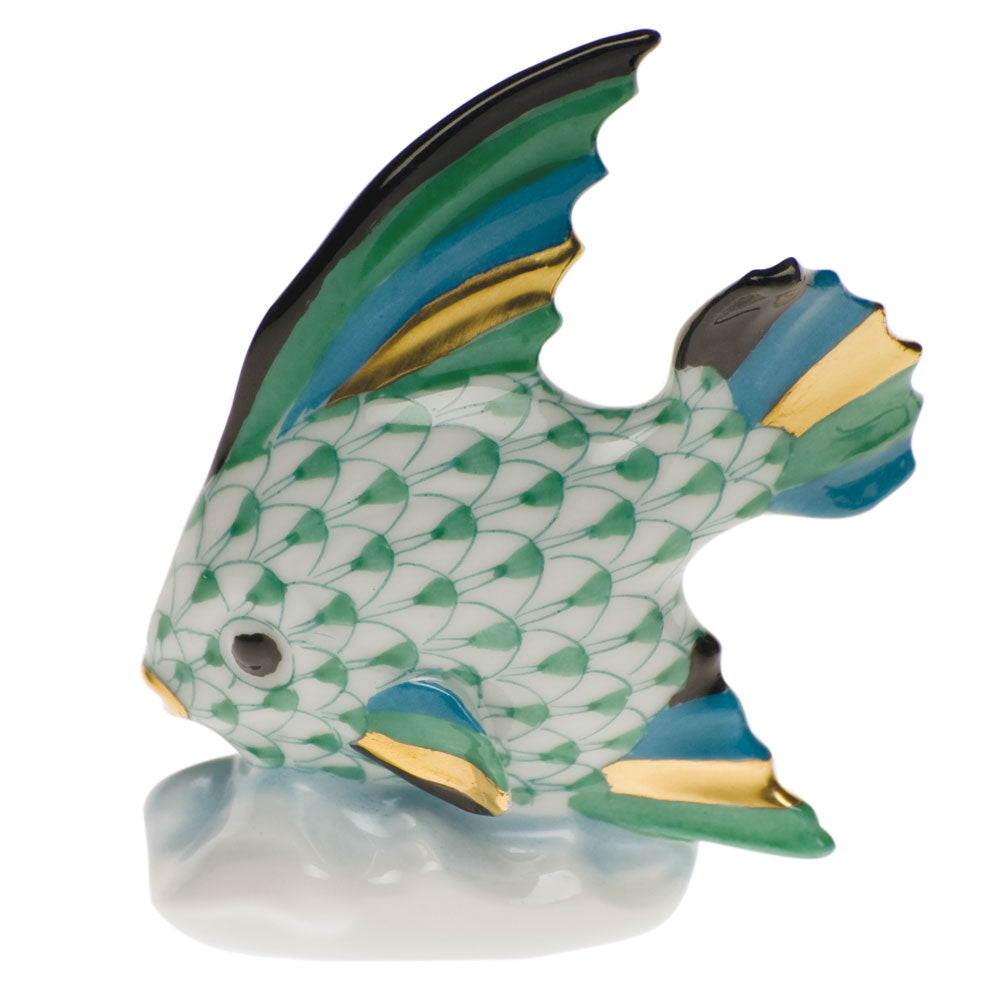 Fish Table Ornament — Green