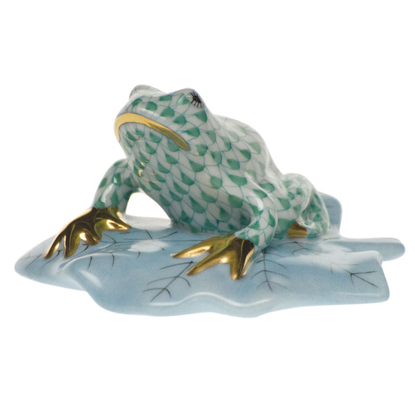 Frog On Lily Pad