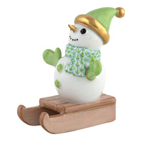 Sledding Snowman — Keylime