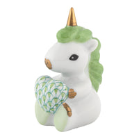 Sitting Unicorn — Keylime