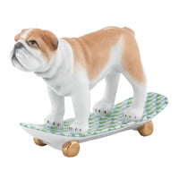 Skateboarding Bulldog — Keylime