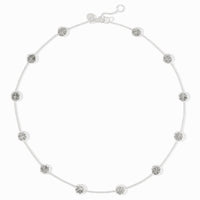 Julie Vos Sterling Valencia Delicate Station Necklace