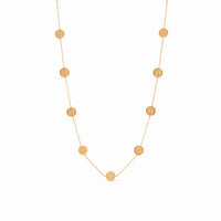 Gold Valencia Delicate Station Necklace