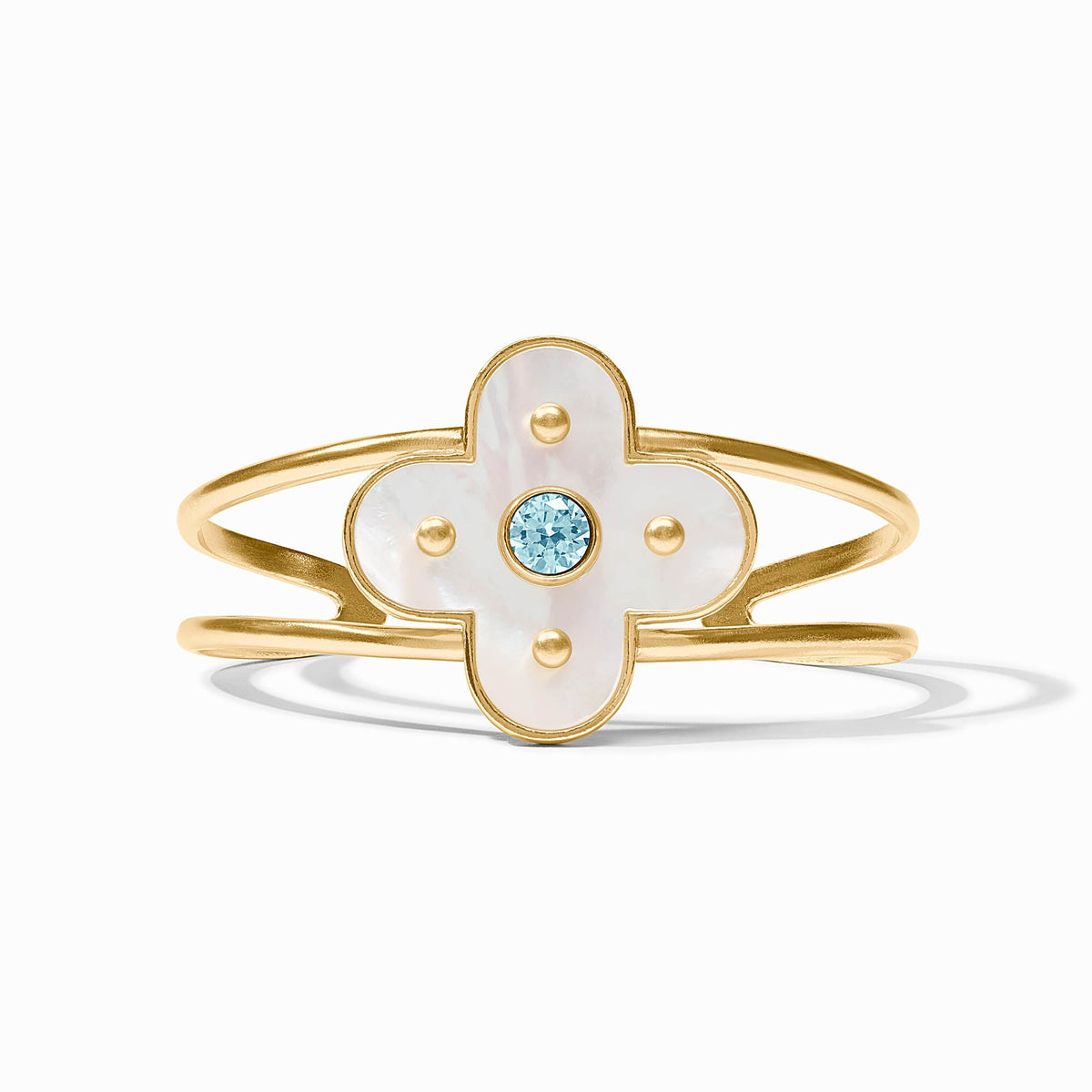 Julie Vos Granada Cuff, Chalcedony Blue