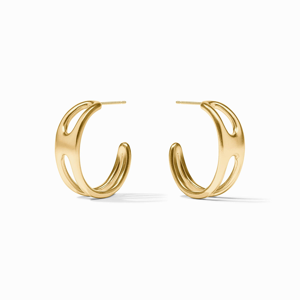 Julie Vos Pensacola Statement Hoop, Gold