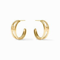 Julie Vos Pensacola Statement Hoop, Gold