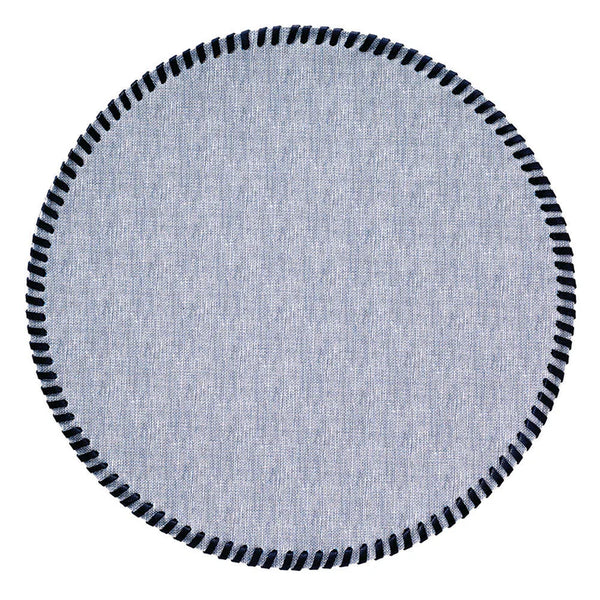Whipstitch Round Mat