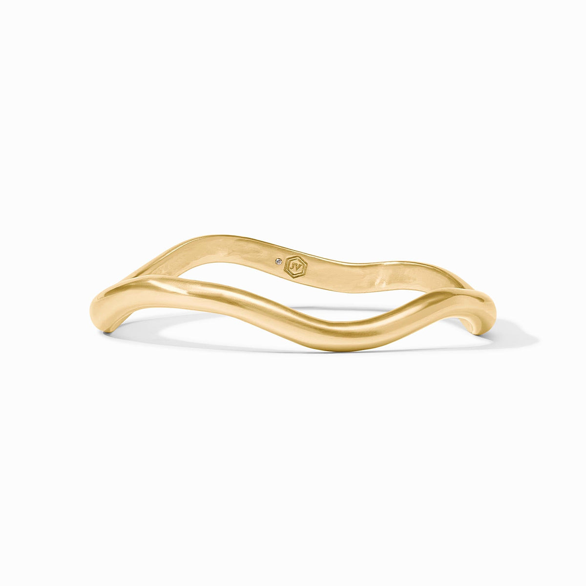 Julie Vos Wave Bangle, Gold