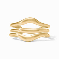 Julie Vos Wave Cuff, Gold