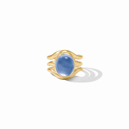Wave Stone Ring
