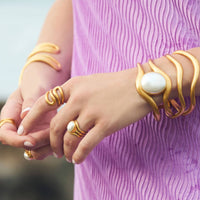 Julie Vos Wave Bangle