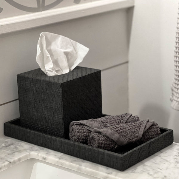 Wicker Guest Towel Box
