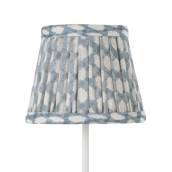 Zafferano x Fermoie - Light Blue Wicker Lampshade