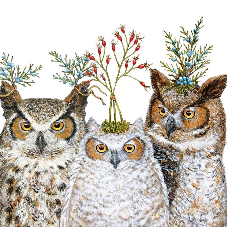 Holiday Hoot Napkin