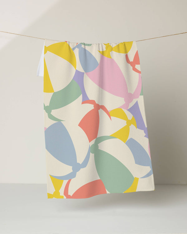 Beach Ball Tea Towel