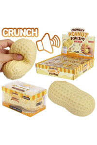 Peanut Crunchy Bead Slime Filled TPR Squishy Toy