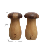 Mushroom Shaped Salt & Pepper Shakers