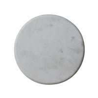 Marble Pedestal with Mango Wood Legs