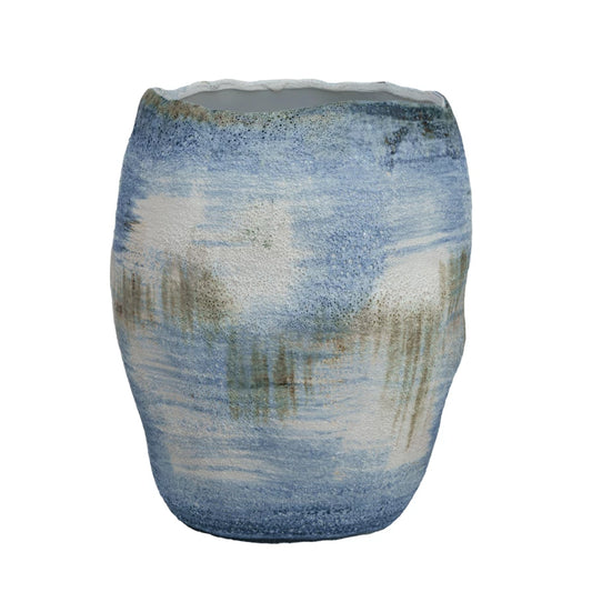 Blue Glazed Vase