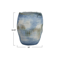 Blue Glazed Vase