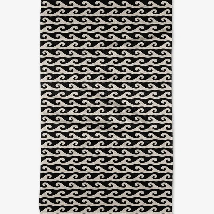 Rolling Waves Tea Towel