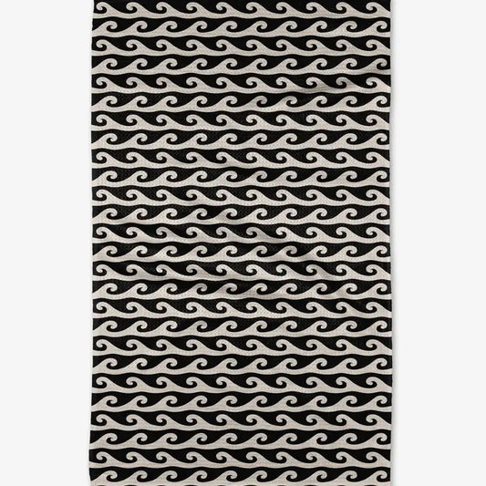 Rolling Waves Tea Towel