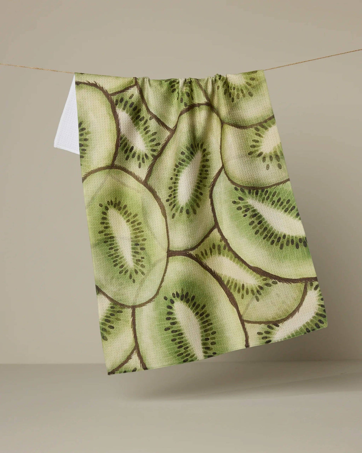 Kiwi Slices Tea Towel