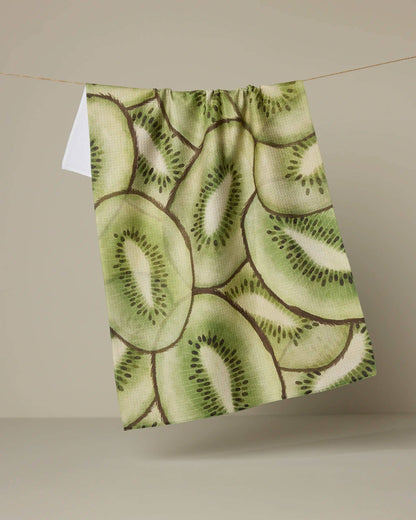 Kiwi Slices Tea Towel