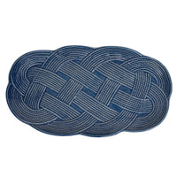 Le Panier Mystic Knot 15" Hostess Tray Denim