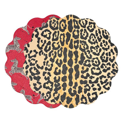 VIDA Reversible Round Placemats Set of 4