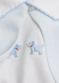 Premier Puppies Footie Jacket Set, Blue and White